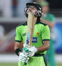 A distraught Fawad Alam after the loss, Pakistan v South Africa, 3rd ODI, Dubai, November 2, 2010