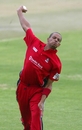 Ed Rainsford bowls against Mashonaland Eagles, Mashonaland Eagles v Mid West Rhinos, Stanbic Bank 20, Harare, November 17, 2010