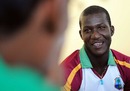 Darren Sammy at a press conference in Pallekele, Sri Lanka v West Indies, 3rd Test, Pallekele, 5th day, December 5, 2010