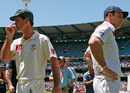 Ricky Ponting and Andrew Strauss, heading in opposite directions, Australia v England, 4th Test, Melbourne, 4th day, December 29, 2010