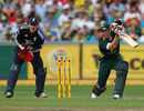 Brad Haddin contributed 39 to a 110-run opening stand, Australia v England, 1st ODI, Melbourne, January 16, 2010