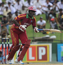 Darren Sammy grimaces after he was hit by a Lasith Malinga delivery, Sri Lanka v West Indies, 1st ODI, SSC, Colombo, January 31, 2011