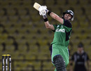 William Porterfield swings one to the leg side during his 72 off 74 balls, Ireland v New Zealand, World Cup warm-up match, Nagpur, February 12, 2011