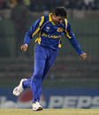 Tillakaratne Dilshan celebrates his fourth wicket, Sri Lanka v Zimbabwe, Group A, World Cup, Pallekele, March 10, 2011