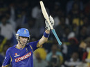Johan Botha signals the victory, Deccan Chargers v Rajasthan Royals, IPL 2011, Hyderabad, April 9, 2011