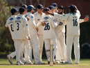 Sussex celebrate Monty Panesar's dismissal of Steven Croft, Lancashire v Sussex, County Championship, Liverpool, April 10 2011