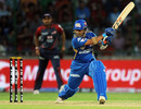 Sachin Tendulkar picks a gap on the off side during his unbeaten knock of 46, Delhi Daredevils v Mumbai Indians, IPL 2011, Kochi, April 10, 2011