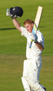 Ben Stokes celebrates his century against Hampshire, Hampshire v Durham, County Championship, Division One, The Rose Bowl, April 10, 2011