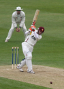 Niall O'Brien drives down the ground during his 71, Northamptonshire v Kent, County Championship, Northampton, April 15, 2011