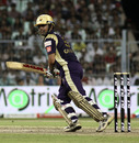 Gautam Gambhir sets off for a run, Kolkata Knight Riders v Rajasthan Royals, Kolkata, April 17, 2011