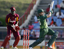 Umar Akmal was the only Pakistan batsman who made more than 25 runs, West Indies v Pakistan, Only Twenty20, St Lucia, April 21, 2010
