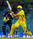 Michael Hussey heaves through square leg, Chennai Super Kings v Rajasthan Royals, IPL 2011, Chennai, May 4, 2011