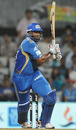 Kieron Pollard launches the late assault, Pune Warriors v Mumbai Indians, IPL 2011, Navi Mumbai, May 4, 2011