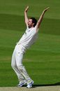 Graham Onions appeals in vain for a wicket during Somerset's mammoth innings, Durham v Somerset, County Championship Division One, Chester-le-Street, May 11 2011
