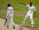 Ajmal Shahzad sends Neil McKenzie on his way, Yorkshire v Hampshire, County Championship Division One, Headingley, 2nd day, May 12 2011