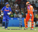 Brendon McCullum is bowled by Nayan Doshi, Kochi Tuskers Kerala v Rajasthan Royals, IPL 2011, Indore, May 15, 2011 