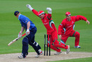 Kevin O'Brien could only make 3 on his Gloucestershire debut, Glamorgan v Gloucestershire, CB40, Bristol, Cardiff, May 15, 2011
