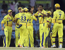 Chennai's bowlers kept picking up wickets at regular intervals, Chennai Super Kings v Kochi Tuskers Kerala, IPL 2011, Chennai, May 18, 2011