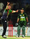 Samiullah Shenwari trapped Rameez Raja lbw, Pakistan A v Afghanistan, 3rd unofficial ODI, Faisalabad, May 29, 2011