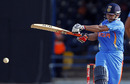 Suresh Raina hits out during a cameo, West Indies v India, 2nd ODI, Trinidad, June 8, 2011