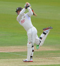 Jason Roy plays a flamboyant shot during his 40, Surrey v Gloucestershire, County Championship, Division Two, The Oval, June 19, 2011
