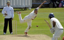 Peter Borren bowls for Netherlands, Scotland v Netherlands, 3rd day, ICC Intercontinental Cup, Aberdeen, June 23, 2011