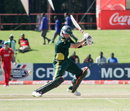 Callum Ferguson cuts during his 52 against Zimbabwe XI, Zimbabwe XI v Australia A, Harare, June 29 2011