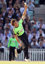 Zafar Ansari bowls, Surrey v Somerset, Friends Life t20, The Oval, June 30, 2011