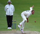 Stuart Broad bowls against Somerset, Nottinghamshire v Somerset, County Championship, Division One, Trent Bridge, July 13, 2011