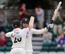 Tom Maynard acknowledges applause for his hundred, Surrey v Middlesex, Guildford, 3rd day, July 22 2011