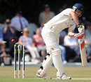 Tom Smith is bowled by Andre Adams as Nottinghamshire fought back, Lancashire v Nottinghamshire, County Championship, Division One, Southport, July 27, 2011