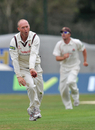 Gary Keedy celebrates his dismissal of Will Porterfield, Lancashire v Warwickshire, Aigburth, 4th day