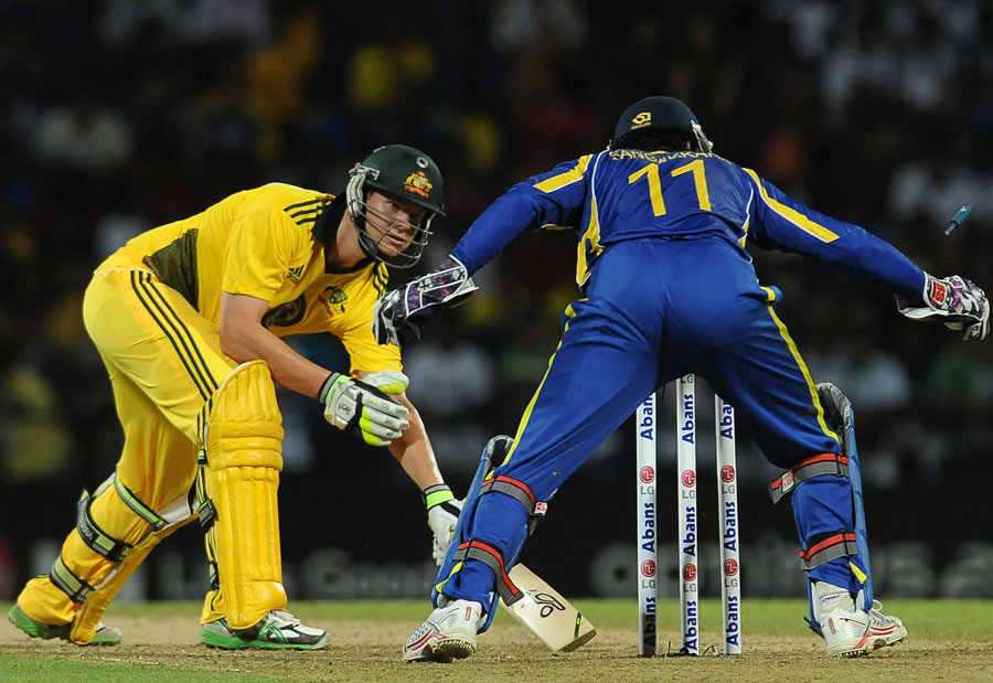 Steven Smith Is Stumped By Ar Sangra Photo Sri Lanka V Previous Image Next