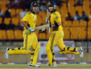 Ricky Ponting and Michael Clarke take a run, Sri Lanka v Australia, 2nd ODI, Hambantota, August 14, 2011