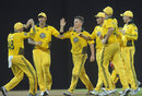 Australia get together after Xavier Doherty snags Chamara Silva, Sri Lanka v Australia, 5th ODI, Colombo, August 22, 2011