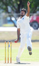 Varun Aaron has a bowl, Australian Institute of Sport v India Emerging Players, Emerging Players tournament, 3rd day, Townsville, August 13, 2011
