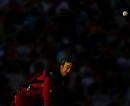 Nathan Lyons bowls, Redbacks v Bushrangers, Big Bash, Melbourne, 28 January 2011