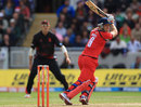 Stephen Moore hits through point, Lancashire v Leicestershire, Friends Life t20, 1st Semi Final, Edgbaston, August 27 2011