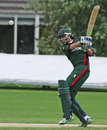 Seren Waters on his way to a top score for Kenya of 71, Netherlands v Kenya, Voorburg, September 12, 2011