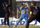 Rahul Dravid cuts to the boundary, India v New Zealand, Match 6, TVS Cup, Cuttack, November 6, 2003 Rahul Dravid cuts to the boundary, India v New Zealand, Match 6, TVS Cup, Cuttack, November 6, 2003
