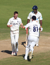 Chris Woakes dismissed Michael Carberry for 111, Hampshire v Warwickshire, County Championship, Division One, September 15, 2011