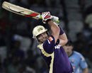 Jacques Kallis plays an aggressive stroke, Auckland v Kolkata Knight Riders, CLT20 qualifier, Hyderabad, September 19, 2011