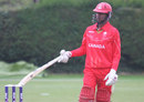 Usman Limbada reaches his half-century, Ireland v Canada, Intercontinental Cup ODI, Dublin, September 19, 2011