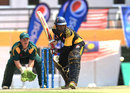 Malaysia's captain Suhan Alagaratnam bats during his 68, Malaysia v Guernsey, WCL Division Six, Kuala Lumpur, September 23, 2011