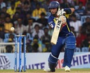 Herschelle Gibbs drives during his innings of 18, Chennai Super Kings v Cape Cobras, Champions League Twenty20, September 28, 2011