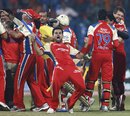 Virat Kohli is ecstatic after RCB's win, Royal Challengers Bangalore v South Australia, Champions League T20, October 5, 2011