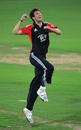 Steven Finn celebrates his hat-trick against Hyderabad XI, Hyderabad Cricket Association XI v England XI, Tour Match, Hyderabad, October 8 2011