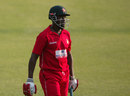 Elton Chigumbura walks off after a rapid 39, Zimbabwe v New Zealand, 2nd Twenty20, Harare, October 17, 2011