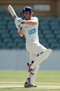 Nic Maddinson swivels and pulls, South Australia v New South Wales, Sheffield Shield, Adelaide, 3rd day, October 19, 2011