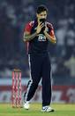 Jade Dernbach endured another difficult match, India v England, 3rd ODI, Mohali, October 20, 2011